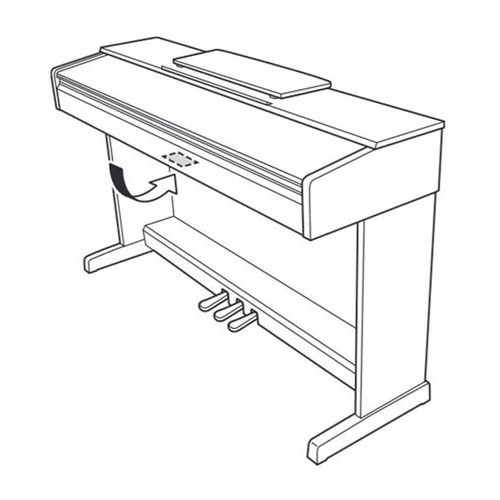 Where is the model name and serial number (SER No.) written on?