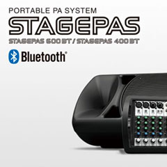 MG不朽情缘官网发布两款新型号便携式扩声系统产品——STAGEPAS 400BT 以及 600BT